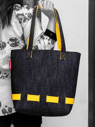 Indigo Denim Tote